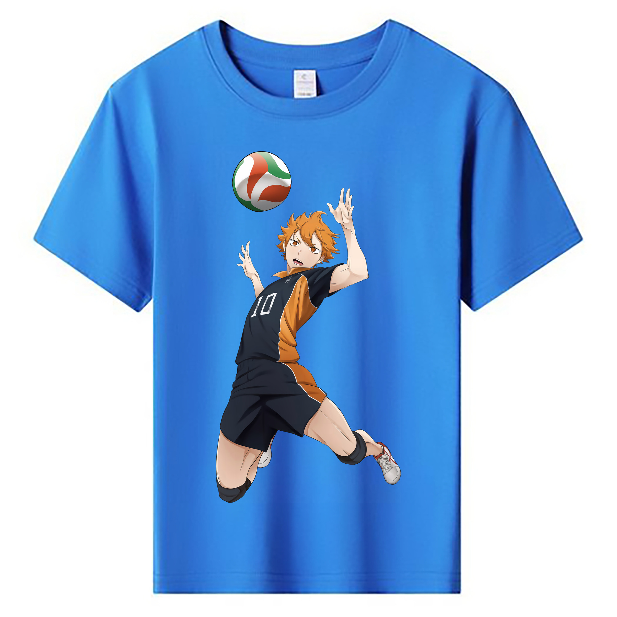 （画像用） ハイキュー!! Haikyu!! 綿100％キッズTシャツ（フロントプリント）